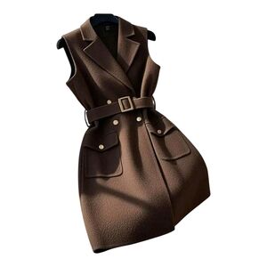 Magnifique veste sans manches brune 🤎